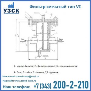 Фильтр сетчатый ФС по Т-ММ-11-2003 в Первоуральске